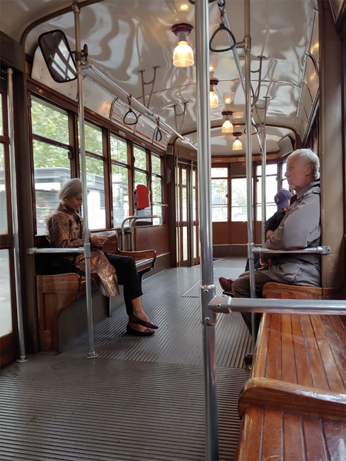 Soller - Palma tram interior